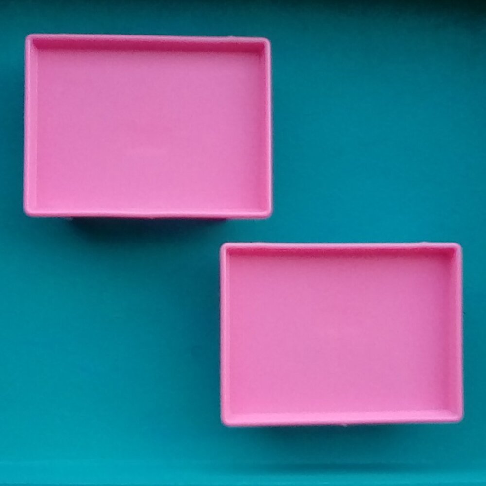 Barbie doll pink food tray ice cream shoppe kitchen accessories 80s